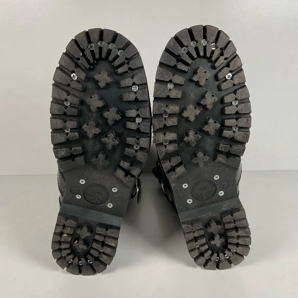 Underground England Gladiator Boots | Quintuple Buckle | UK 10 | US 11